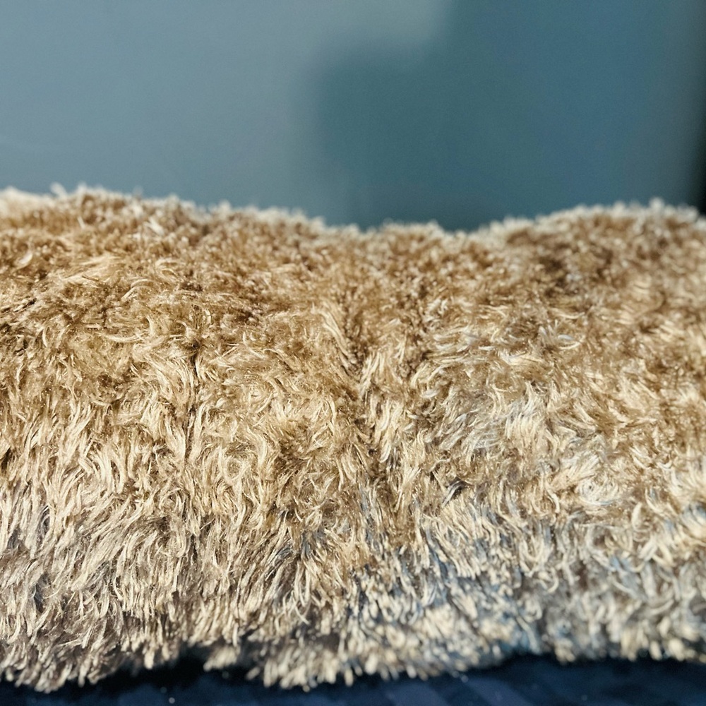 ‘Sharper Image’ Cozy Tan Vibrating Pillow